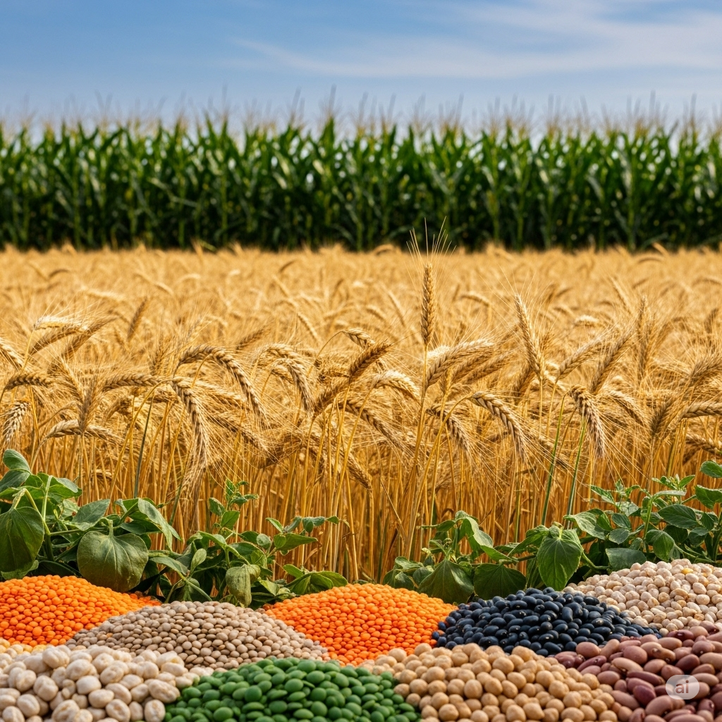 Wheat, Maize & Pulses